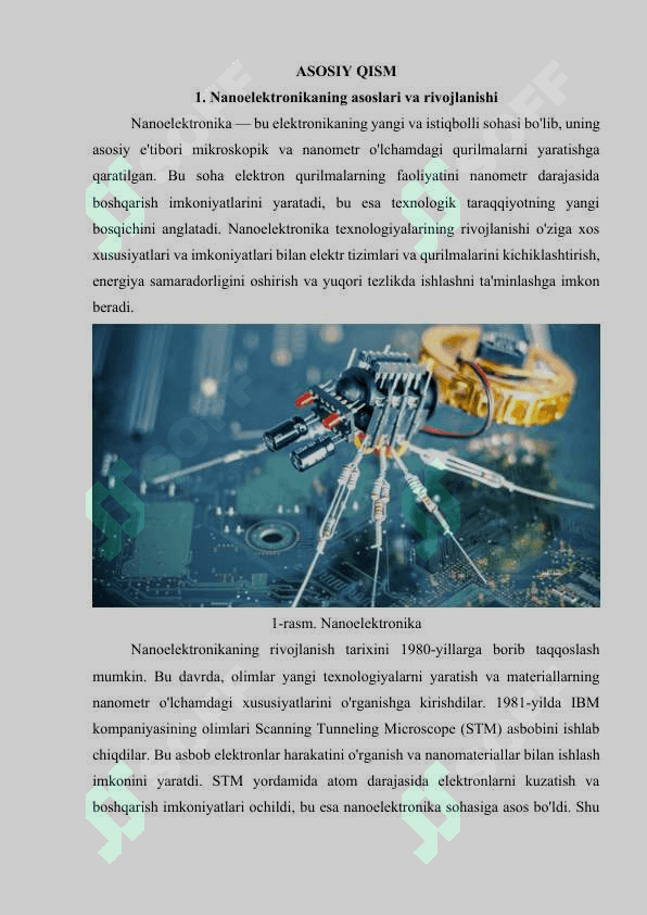 Nanoelektronika, funksional elektronika 4