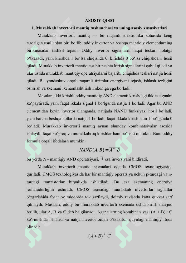 Murakkab invertorli mantiq 4