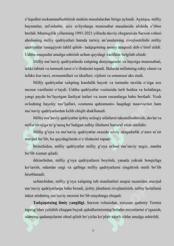TARIXIY QADRIYATLARNING TIKLANISHI 4