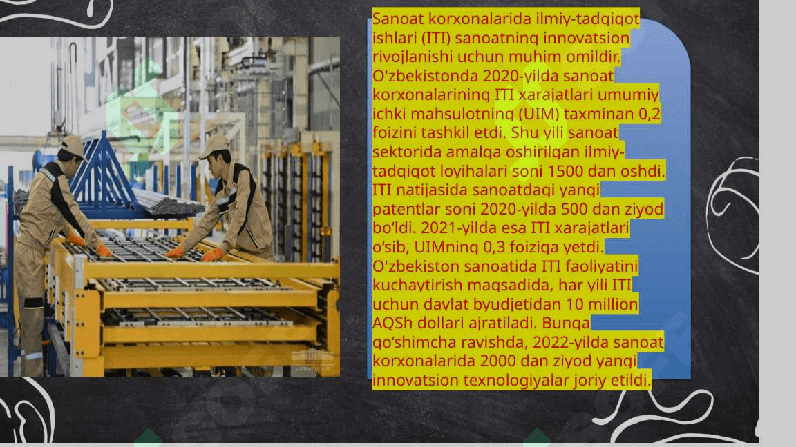 Sanoat korxonalarda ishlab chiqarishni ilmiy-texnik tayyorlashni tashkil etish 3