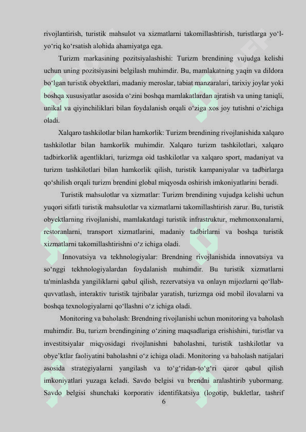 Brend tushunchasi va rivojlanish bosqichlari 6
