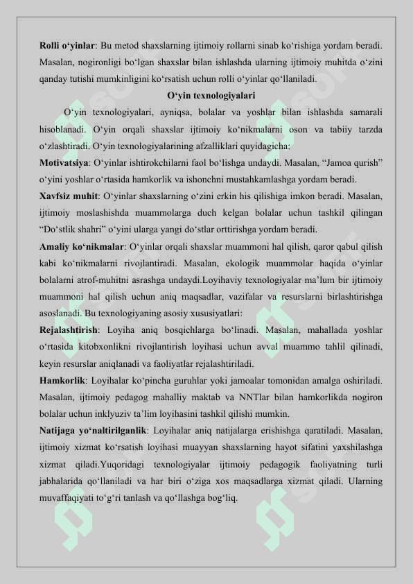 Ijtimoiy pedagogik faoliyat metodikasi va texnologiyalari 25 8