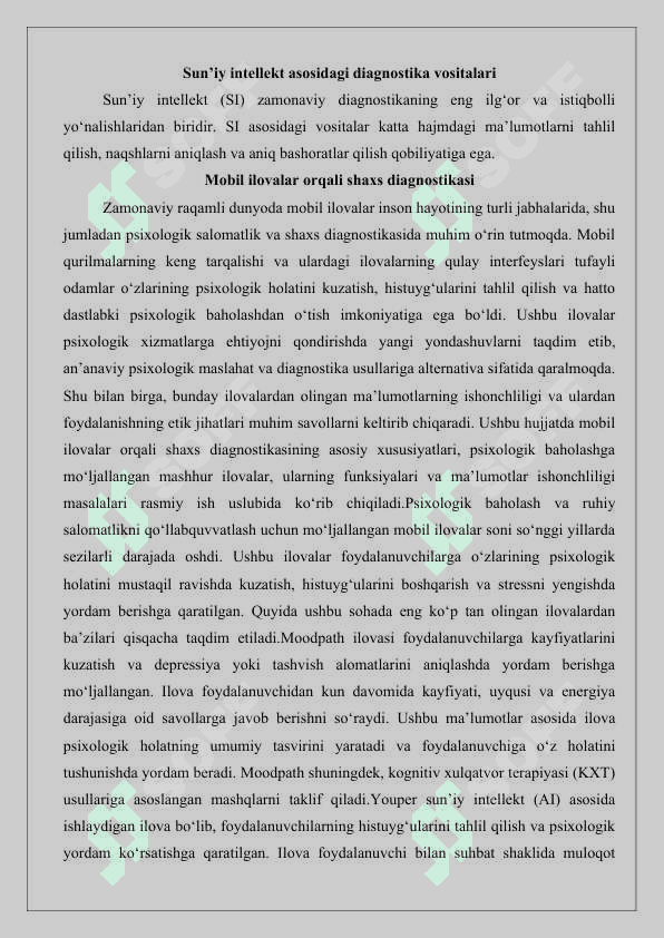 Psixologiyada shaxs diagnostikasi 25 8