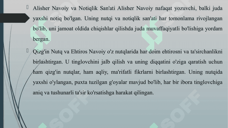 ALISHER NAVOIY IJODIDA NUTQ MADANIYATI VA NOTIQLIK SAN'ATI MASALALARI 8