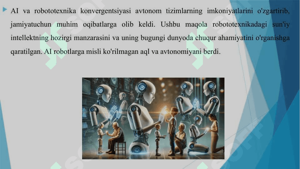 SUN'IY INTELLEKTDA ROBOTOTEXNIKA. 7