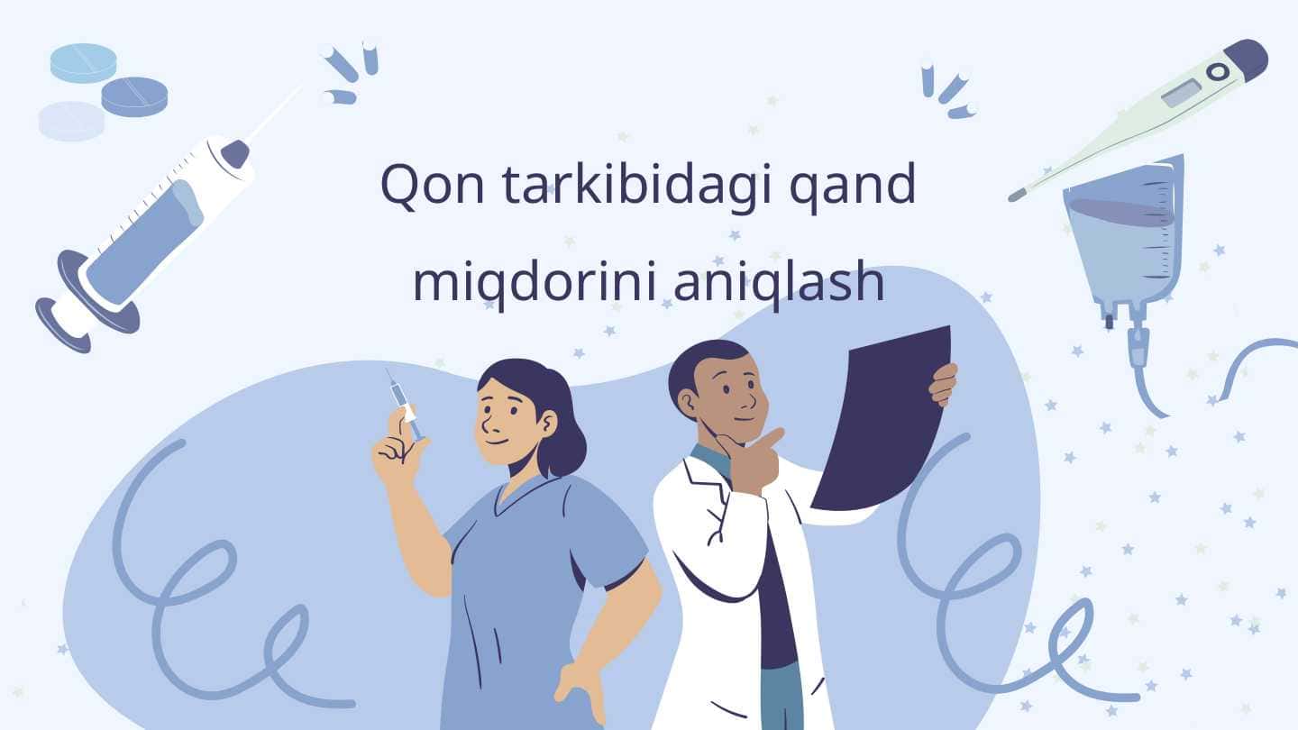 Qon tarkibidagi qand miqdorini aniqlash 1