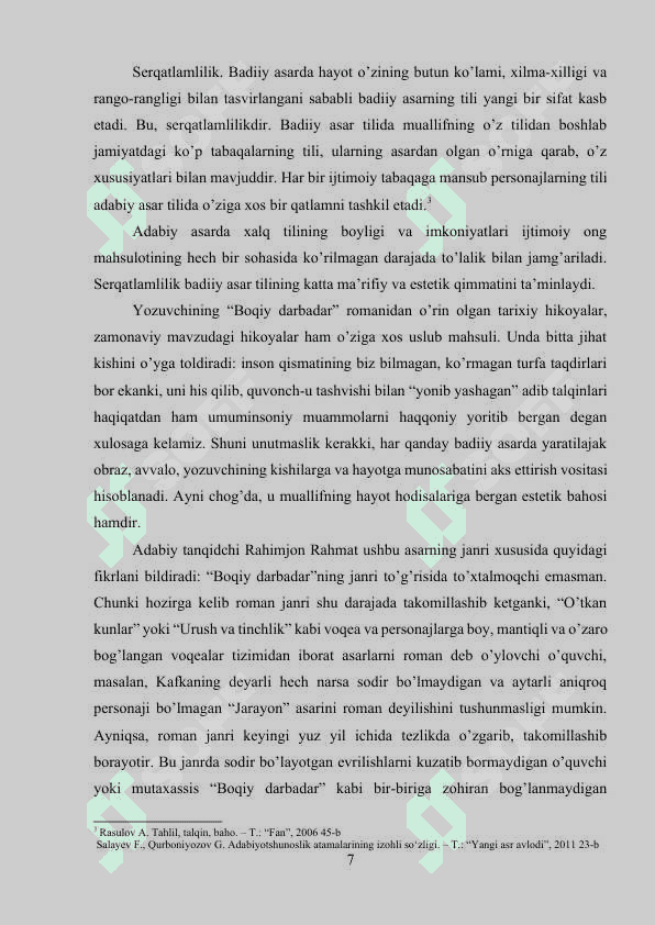 Yoqubjon_“Boqiy Darbadar” asari asosida 7