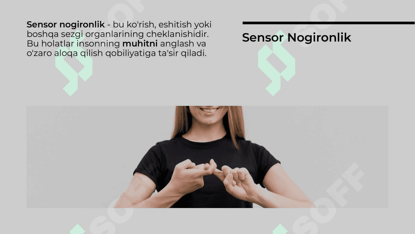 Nogironlik va reabilitatsiya tushunchalarining mohiyati va reabilitatsiya turlari 8
