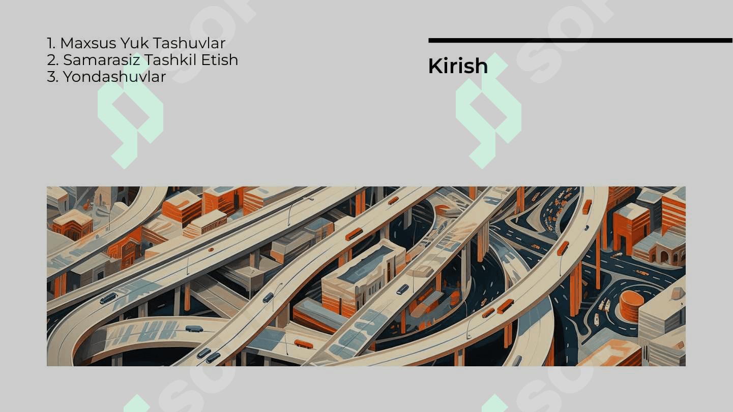 Qurilishdagi maxsus yuk tashuvlarini tashkil etish 2