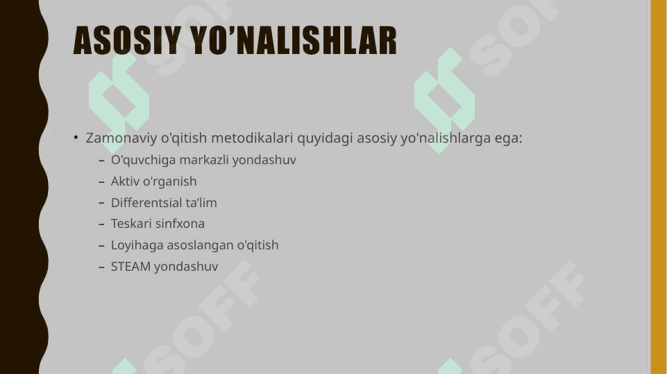 Zamonaviy o'qitish metodikalari 2