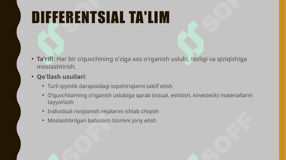 Zamonaviy o'qitish metodikalari 5