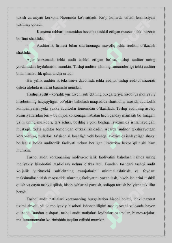 Auditning turlari va shakllari 3