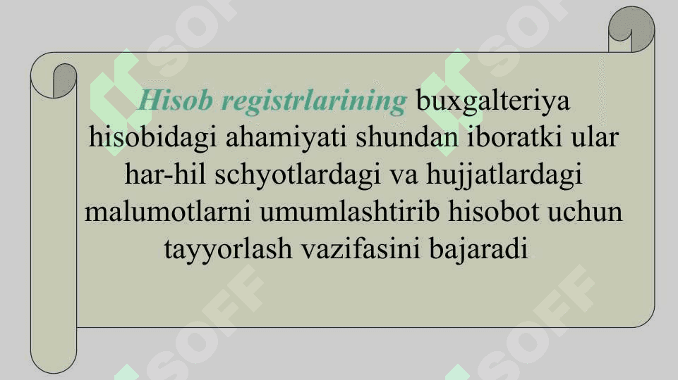 BUXGALTERIYA HISOBINING REGISTRLARI VA SHAKLLARI 6