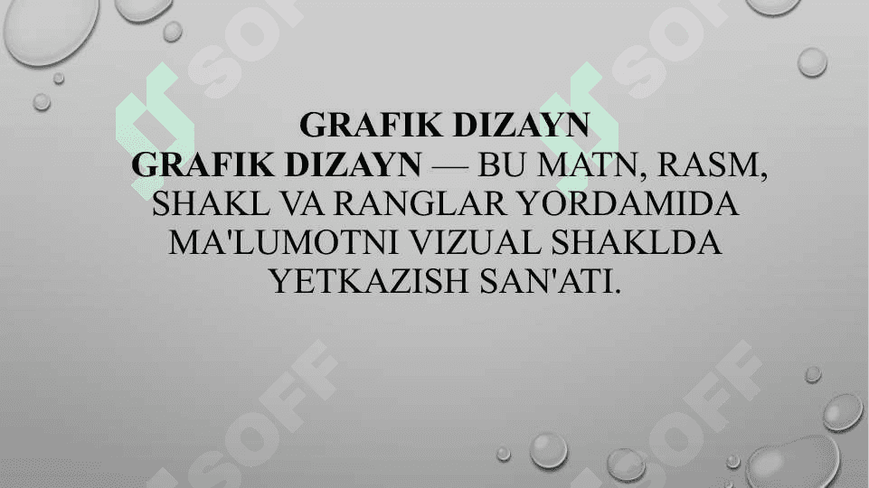 Grafik dizayn va UX/UI tamoyillari 3