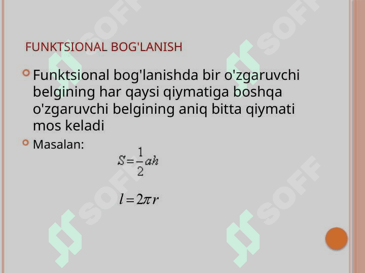 O‘ZARO BOG‘LANISHLARNI STATISTIK O‘RGANISH 5