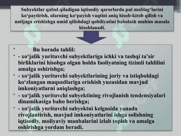 Iqtisodiy tahlil fanining nazariy asoslari 7