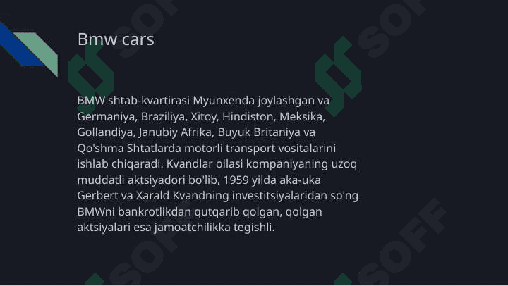 BMW kompaniyasi. 3