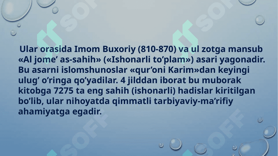 Islom madaniyatining tarkib topishi  va rivojlanishi 8