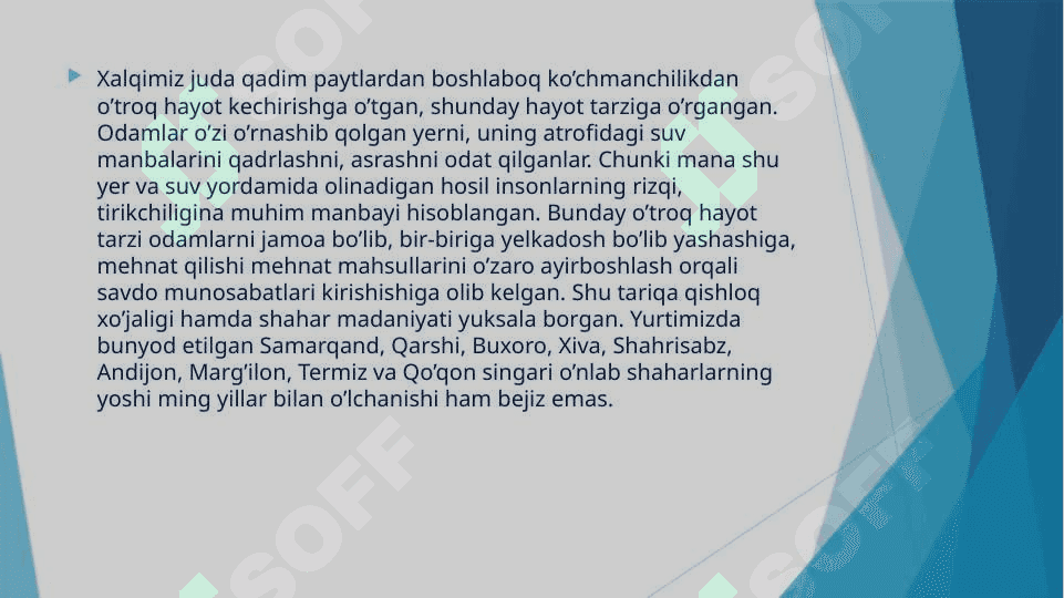 O’zbekistonda milliy qadriyatlar va tarixni tiklash borasida amalga oshiriladigan islohotlar 6