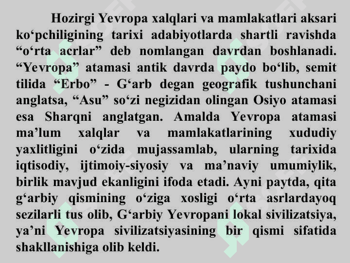O‘rta asrlar tarixi manbalari 3