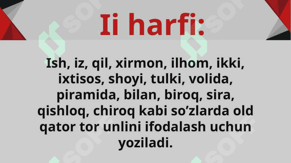 O’zbek tili imlo  qoidalari 8