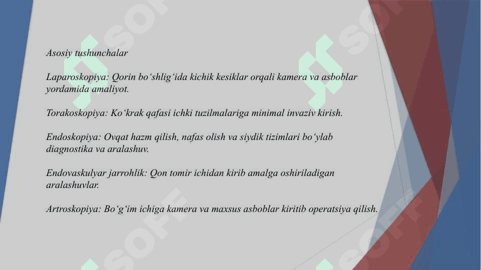 Xirurgiyada kichik invaziv aralashuvlari 4