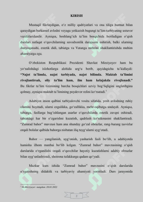 O'qish darslarida zumrad bahor mavzusi 2