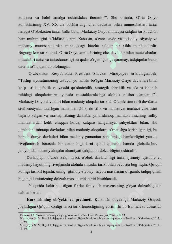 Mirza Olim Mahdum hojini "Tarixiy Turkiston" asari  kurs ishi 4