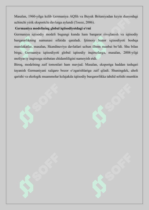 German “Iqtisodiy mo‘jizasi” mavzusida maqola  25 4