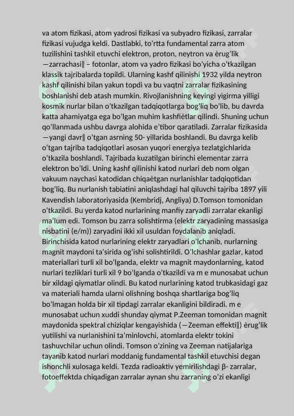 Mikro toʼlqinli relikt nurlanishlar 7