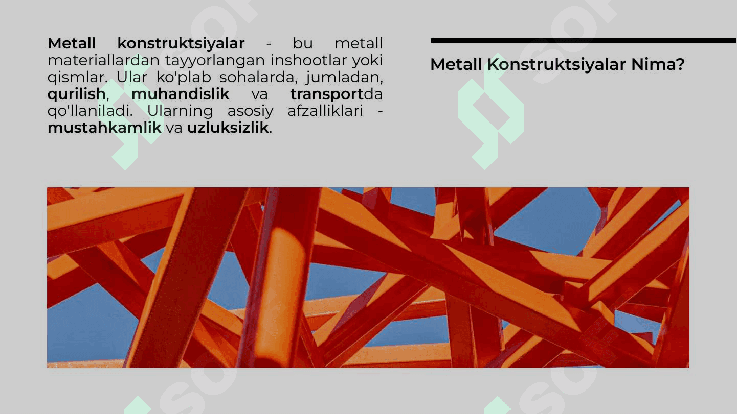 Metal konstruksiyalar montaji 3
