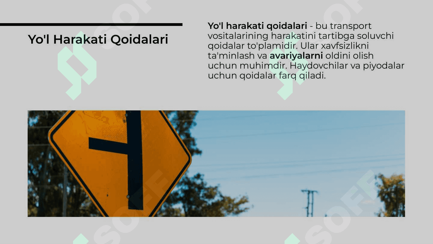 Yo'l harakati qoidalariga rioya qilishni nazorat qilish 3