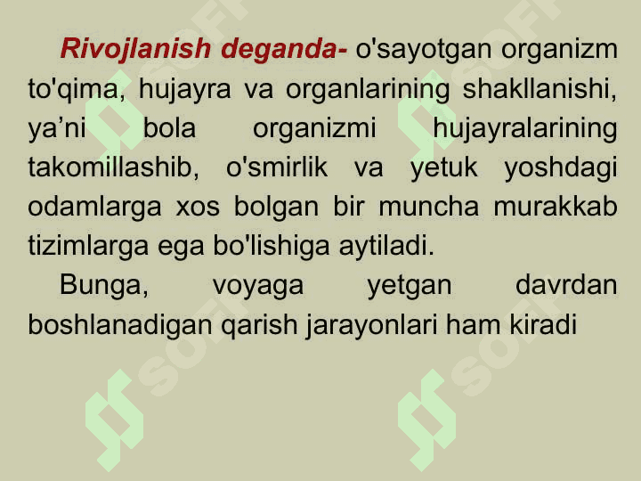 Bolalar va o’smirlar o’sishi va rivojlanishining umumiy qonuniyatlari 4