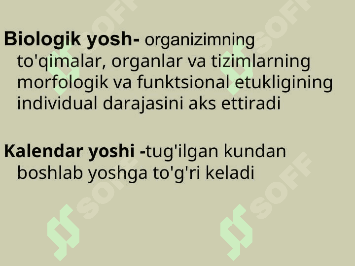 Bolalar va o’smirlar o’sishi va rivojlanishining umumiy qonuniyatlari 7