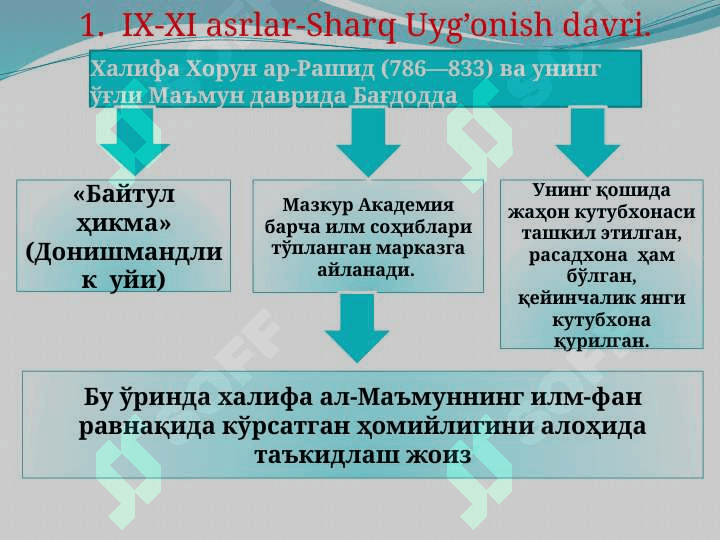 Sharq Uyg’onish davrida pedagogik fikrlarning rivojlanishi. Sharq Uyg’onish davrida ta’limiy-axloqiy fikrlar rivoji. 3