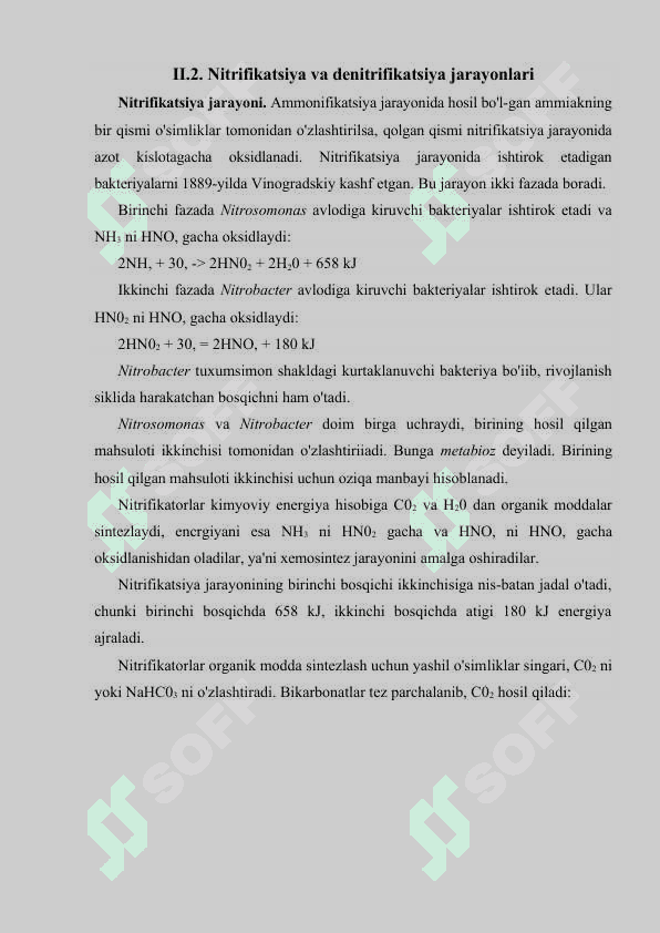 TABIATDA AZOTNING AYLANISHIDA MIKROORGANIZMLARNING O’RNI 7