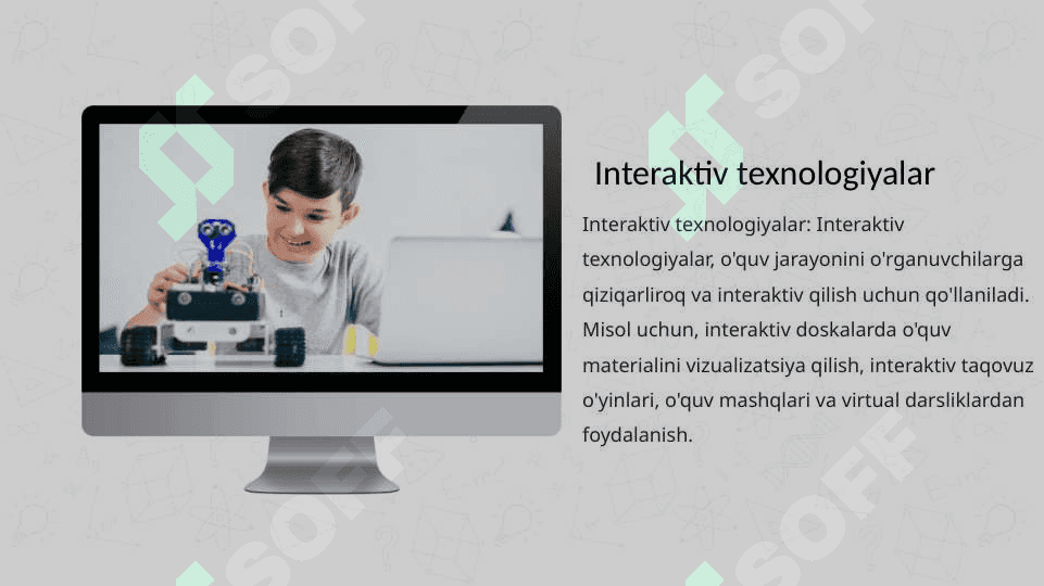 Zamonaviy pedagogik texnologiyalar orqali o'qitishni tashkil etishning shakillari 4