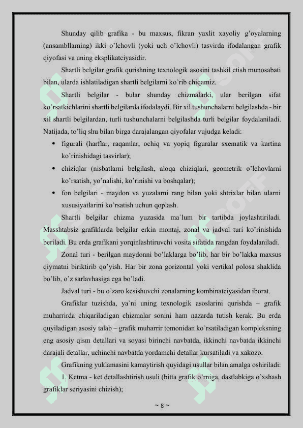 Jamiyatimizda kompyuter grafikasining qo'llanish sohalari va rivojlanish istiqbollari 8
