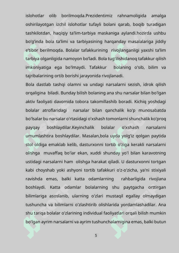 Maktabgacha yoshda so’z-mantiqiy tafakkurning rivojlanishi 7