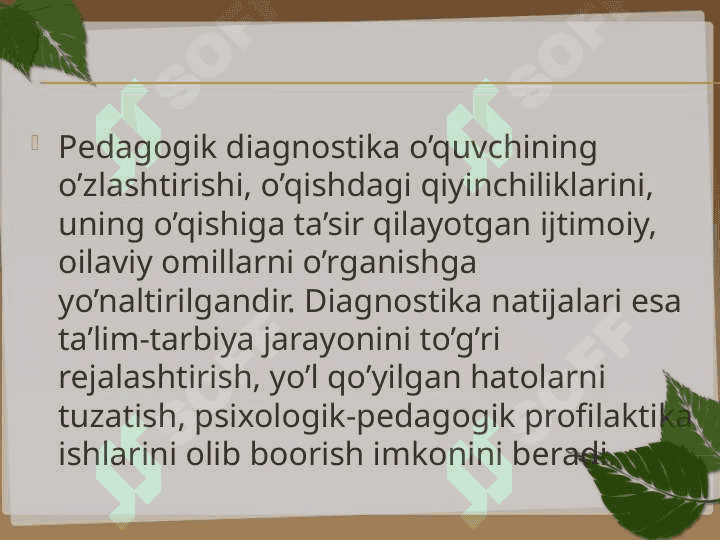 Uzluksiz ta’lim tizimi muammolarini hal etishda pedagogik diagnostikaning roli 3