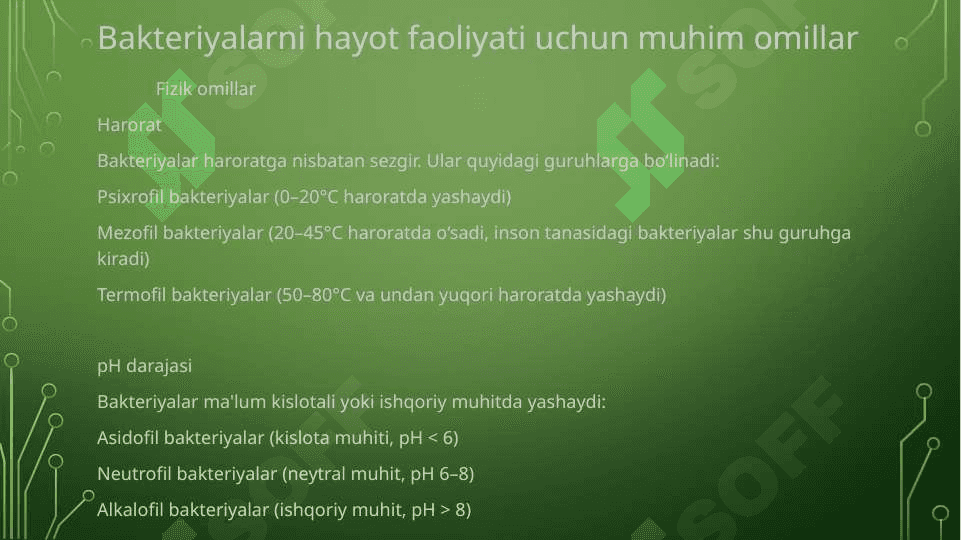 Oziq  muhitlar : anaerob va aerob bakteriyalarni ajratib olishda qo’llaniladigan oziq muhitlar 3