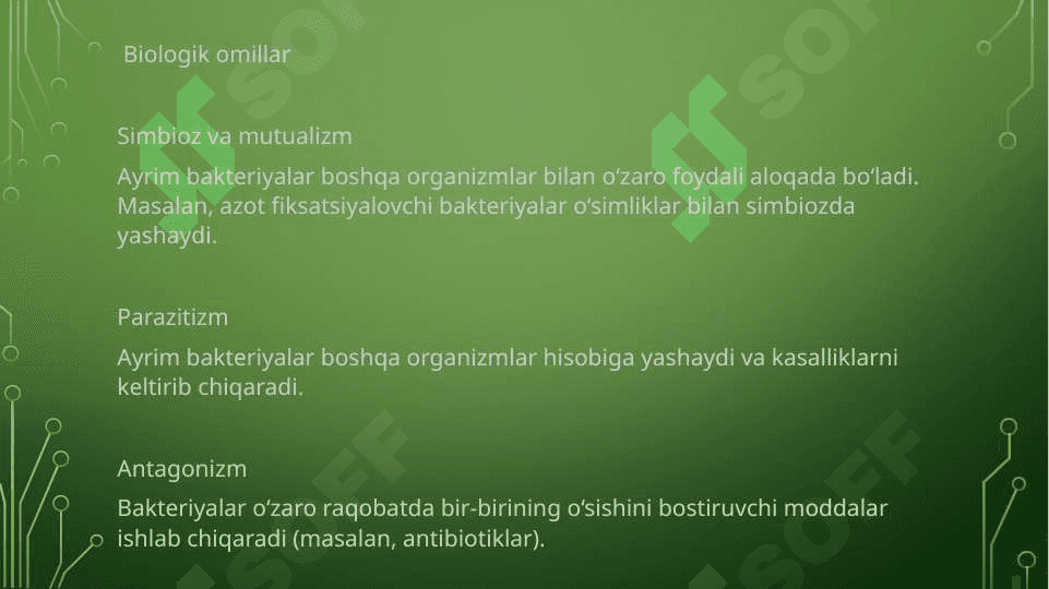Oziq  muhitlar : anaerob va aerob bakteriyalarni ajratib olishda qo’llaniladigan oziq muhitlar 4