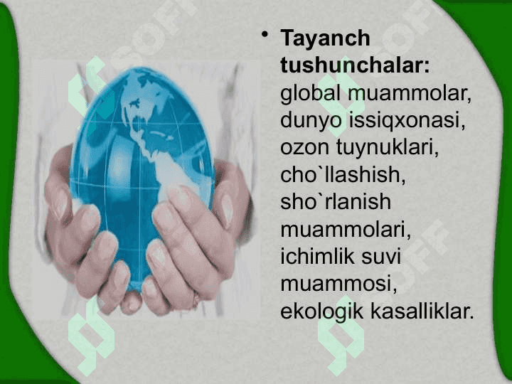 Mintaqaviy ekologik muammolar va ularning kelib chiqish sabablari. 3