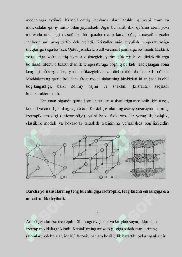 Qattiq jismlarning kristall strukturasi 5