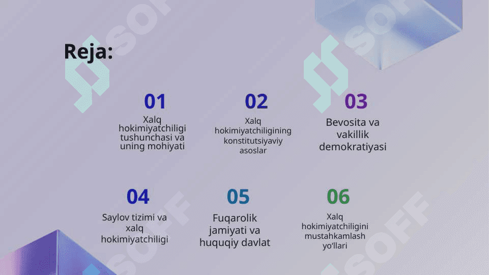Xalq hokimiyatchiligining konstitutsiyaviy asoslari 2