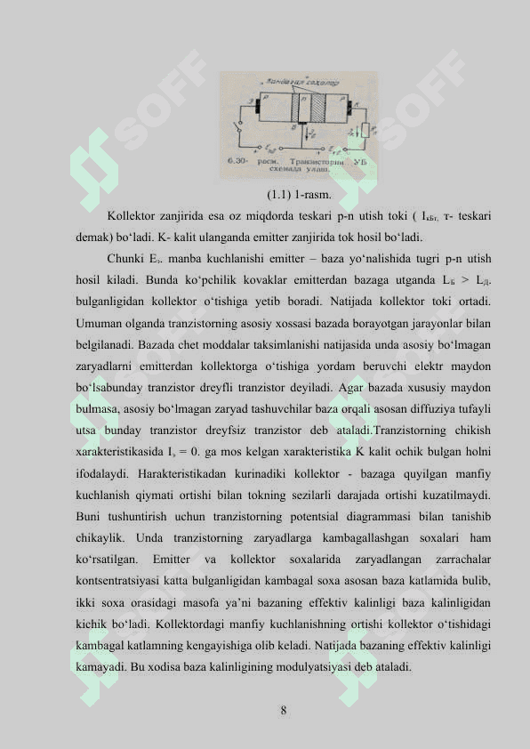 Bipolyar va maydon tranzistorlari parametrlari 8
