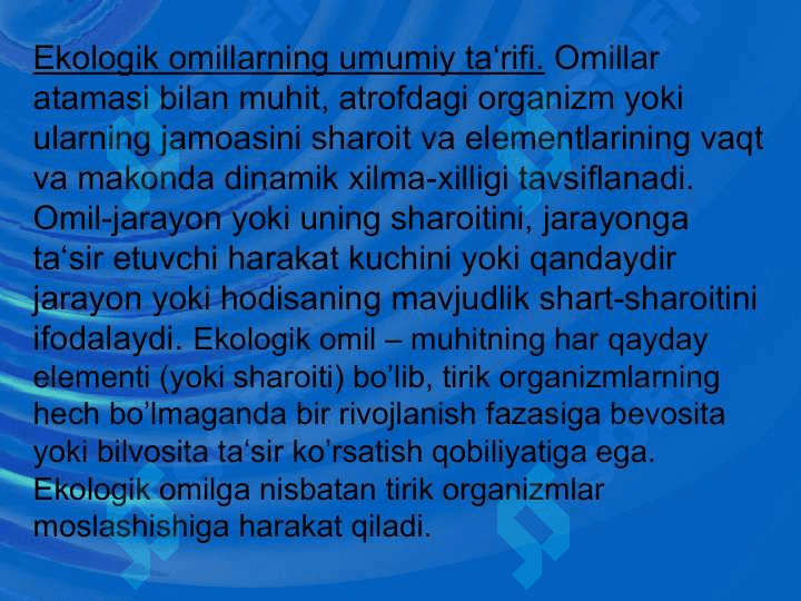 Ekologik omillar 4