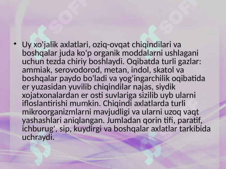 Chiqindilar muammosi 4