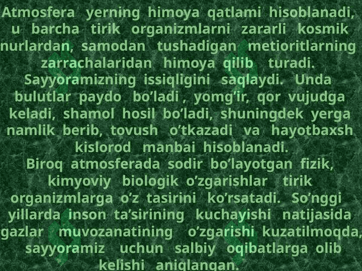 Atmosfera     havosini     muhofaza     qillish     yo’llari 2