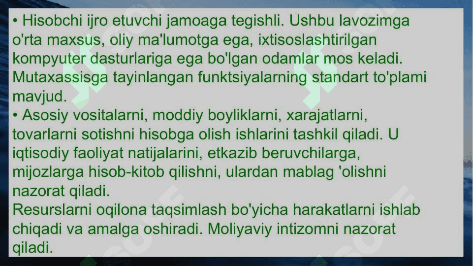 Ishlab chiqarish harajatlari va mahsulot tannarxini hisoblash 8